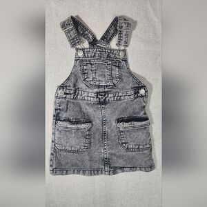H&M Kids Denim Overall Set - Black and White
